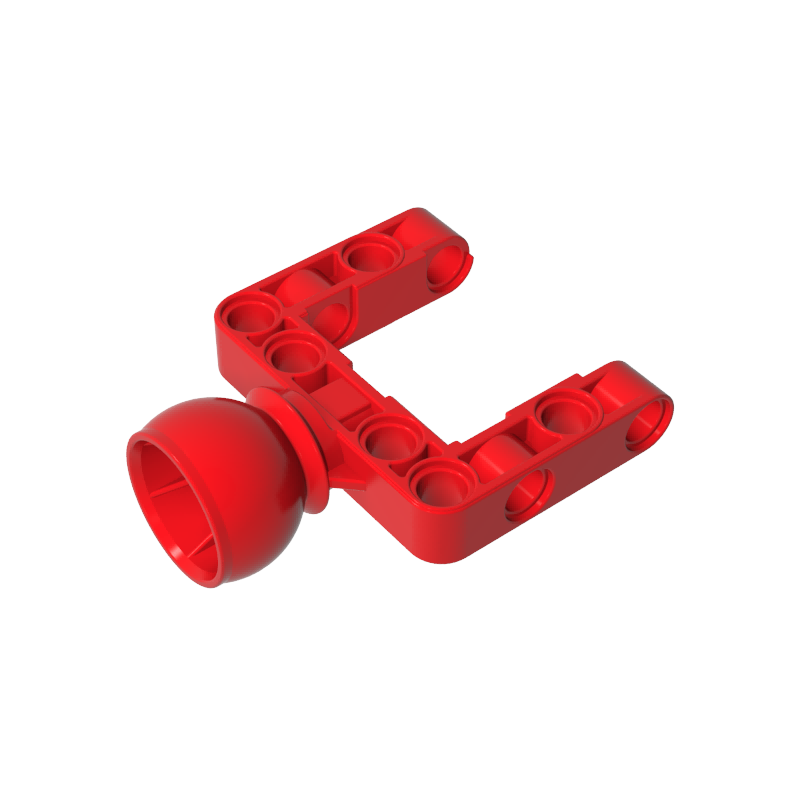 Gobricks,Technic Steering Ball Joint Large Open with C-Shape Pivot Frame,92910,65452