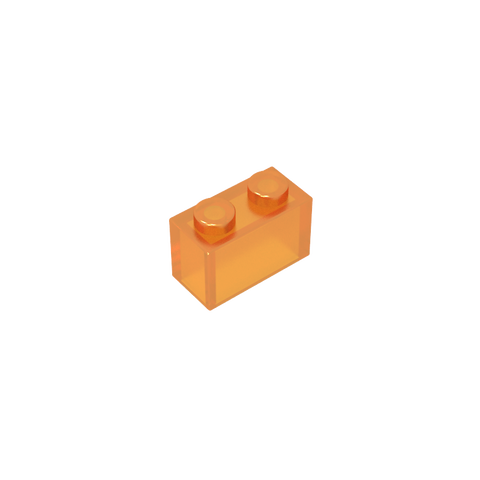Gobricks,Brick 1 x 2 without Bottom Tube,3065