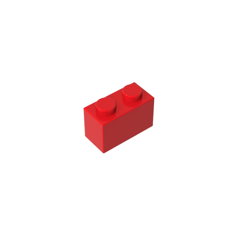 Gobricks,Brick 1 x 2 without Bottom Tube,3065