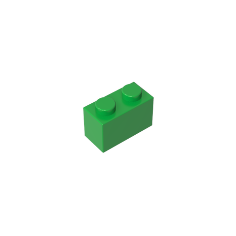 Gobricks,Brick 1 x 2 without Bottom Tube,3065