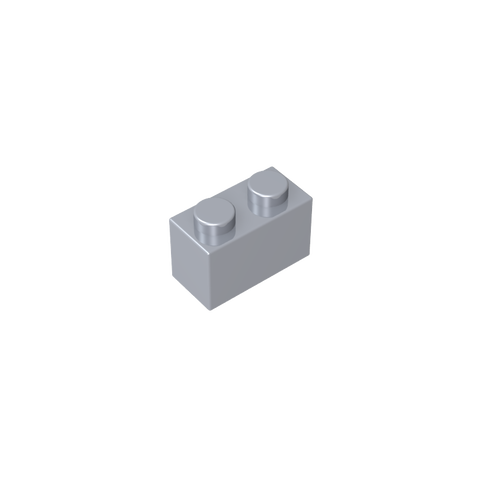 Gobricks,Brick 1 x 2 without Bottom Tube,3065