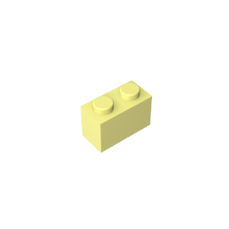 Brick 1 x 2 without Bottom Tube ,3065