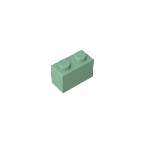 Gobricks,Brick 1 x 2 without Bottom Tube,3065