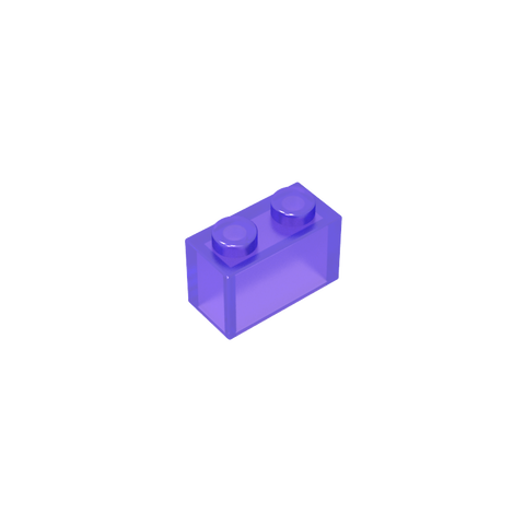 Gobricks,Brick 1 x 2 without Bottom Tube,3065