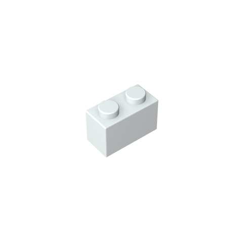 Gobricks,Brick 1 x 2 without Bottom Tube,3065