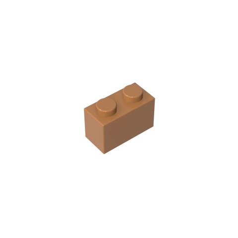 Gobricks,Brick 1 x 2 without Bottom Tube,3065