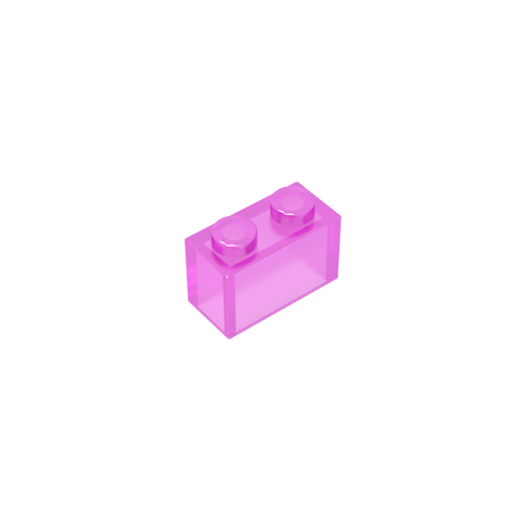 Gobricks,Brick 1 x 2 without Bottom Tube,3065
