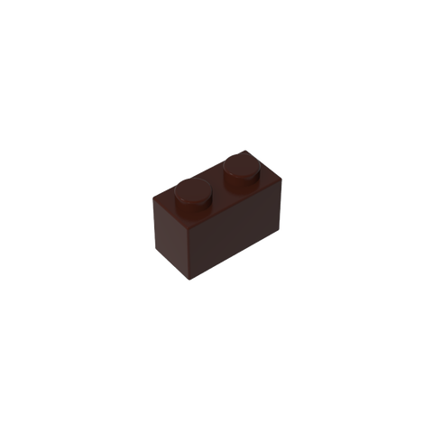 Gobricks,Brick 1 x 2 without Bottom Tube,3065