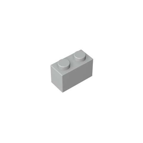 Gobricks,Brick 1 x 2 without Bottom Tube,3065