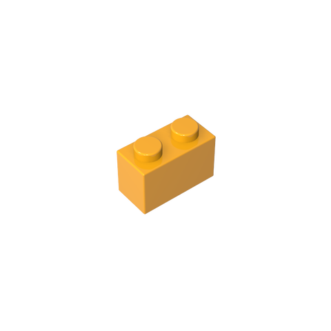 Gobricks,Brick 1 x 2 without Bottom Tube,3065