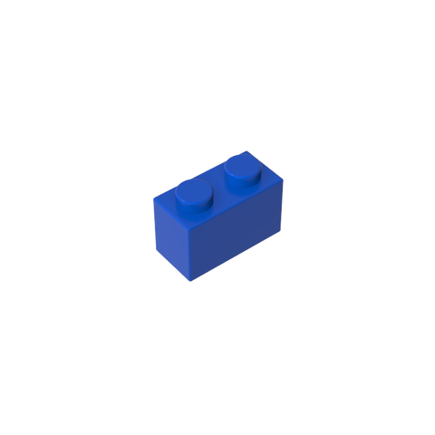 Gobricks,Brick 1 x 2 without Bottom Tube,3065