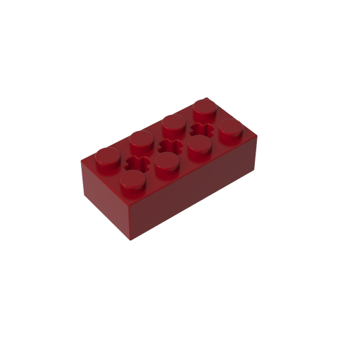 Gobricks,Brick Special 2 x 4 with 3 Axle Holes,39789