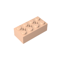 Brick Special 2 x 4 with 3 Axle Holes,39789