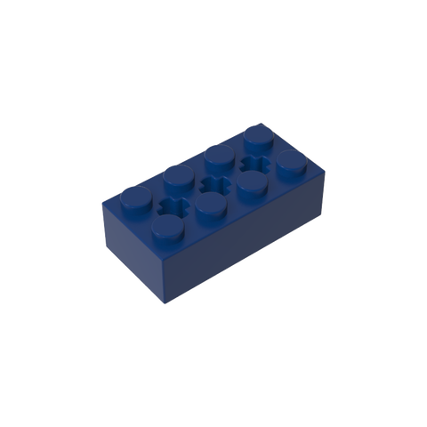 Gobricks,Brick Special 2 x 4 with 3 Axle Holes,39789