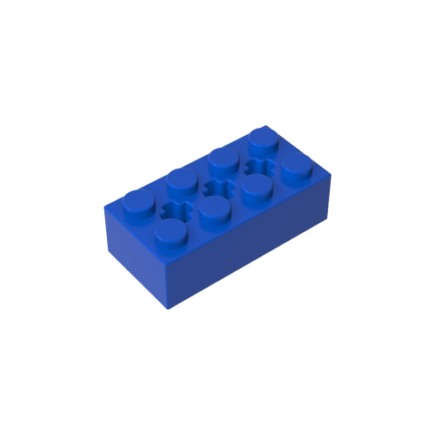 Gobricks,Brick Special 2 x 4 with 3 Axle Holes,39789