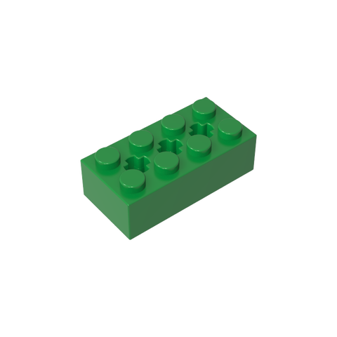 Gobricks,Brick Special 2 x 4 with 3 Axle Holes,39789