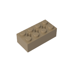 Brick Special 2 x 4 with 3 Axle Holes,39789