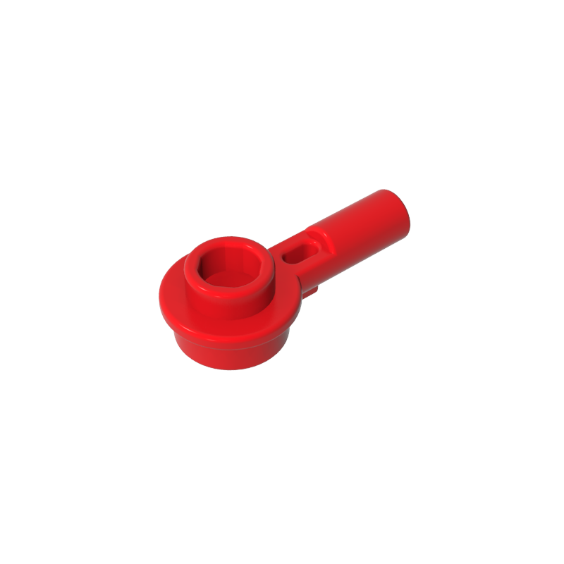 Gobricks,Plate Round 1 x 1 with Hollow Stud and Horizontal Bar 1L,32828