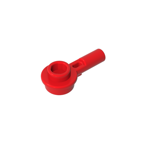 Gobricks,Plate Round 1 x 1 with Hollow Stud and Horizontal Bar 1L,32828