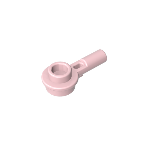 Gobricks,Plate Round 1 x 1 with Hollow Stud and Horizontal Bar 1L,32828