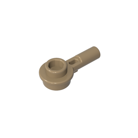 Gobricks,Plate Round 1 x 1 with Hollow Stud and Horizontal Bar 1L,32828