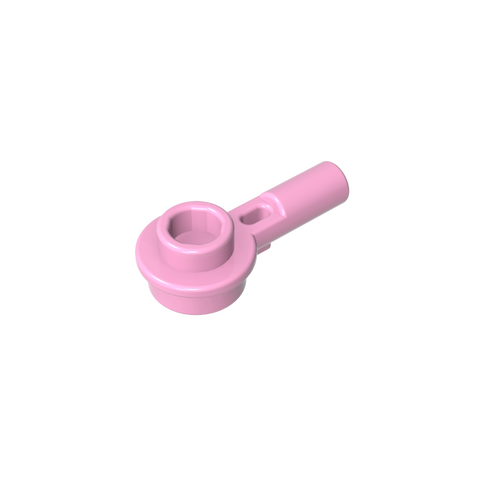 Gobricks,Plate Round 1 x 1 with Hollow Stud and Horizontal Bar 1L,32828