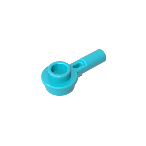 Gobricks,Plate Round 1 x 1 with Hollow Stud and Horizontal Bar 1L,32828