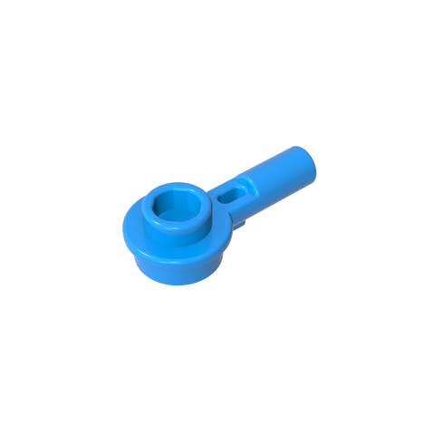 Gobricks,Plate Round 1 x 1 with Hollow Stud and Horizontal Bar 1L,32828