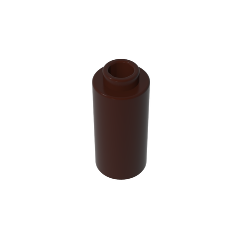 Gobricks,Brick, Round 1 x 1 x 1 2/3,71075a,71076