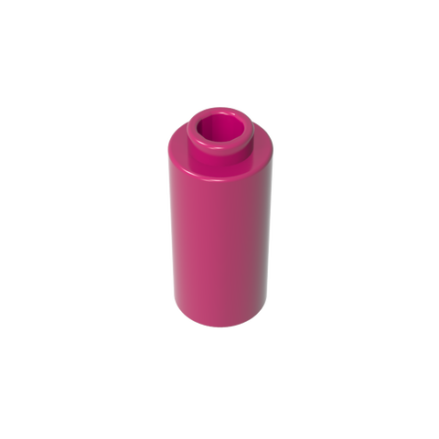 Gobricks,Brick, Round 1 x 1 x 1 2/3,71075a,71076