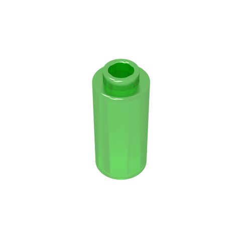 Gobricks,Brick, Round 1 x 1 x 1 2/3,71075a,71076