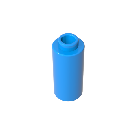 Gobricks,Brick, Round 1 x 1 x 1 2/3,71075a,71076