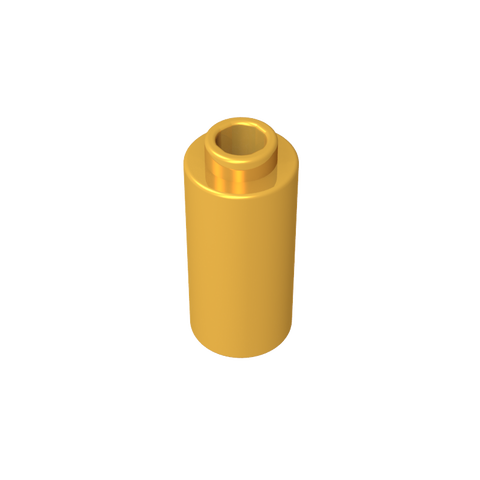 Gobricks,Brick, Round 1 x 1 x 1 2/3,71075a,71076