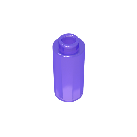Gobricks,Brick, Round 1 x 1 x 1 2/3,71075a,71076