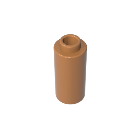 Gobricks,Brick, Round 1 x 1 x 1 2/3,71075a,71076