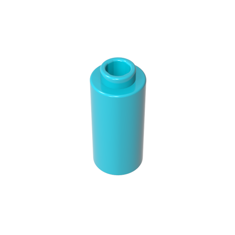Gobricks,Brick, Round 1 x 1 x 1 2/3,71075a,71076