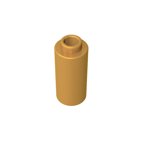 Gobricks,Brick, Round 1 x 1 x 1 2/3,71075a,71076