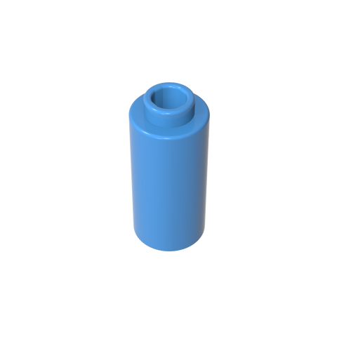 Gobricks,Brick, Round 1 x 1 x 1 2/3,71075a,71076