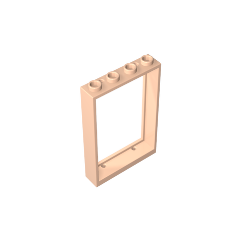 Gobricks,1x4x5 window frame,2493