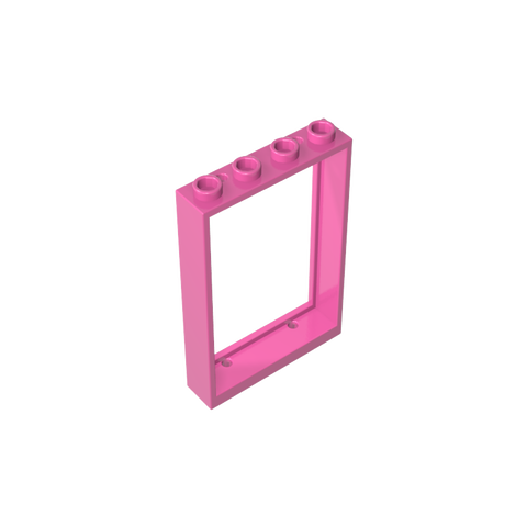 Gobricks,1x4x5 window frame,2493