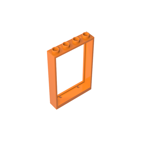 Gobricks,1x4x5 window frame,2493