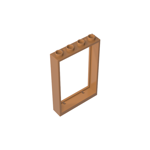 Gobricks,1x4x5 window frame,2493