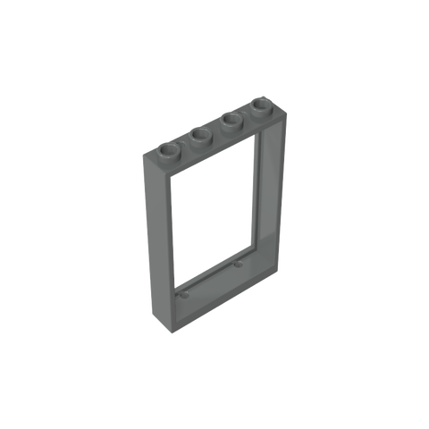 Gobricks,1x4x5 window frame,2493
