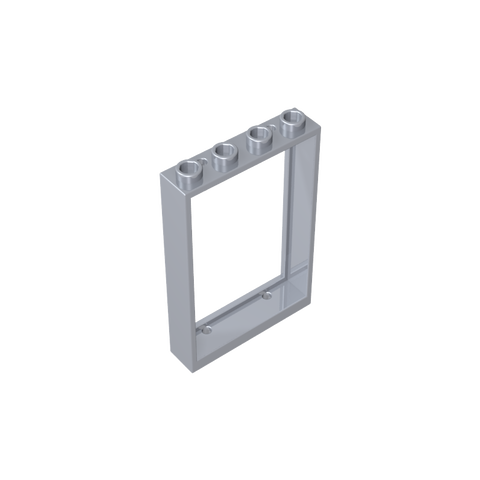 Gobricks,1x4x5 window frame,2493