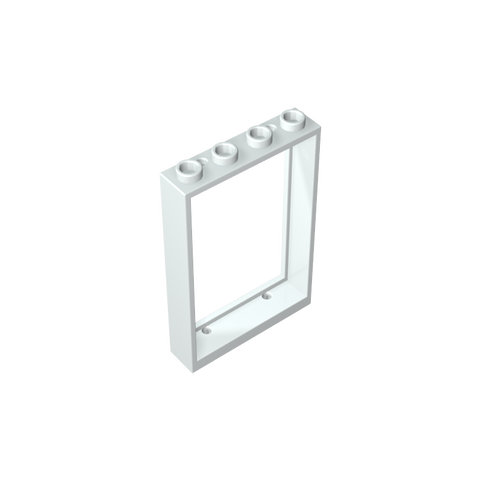 Gobricks,1x4x5 window frame,2493