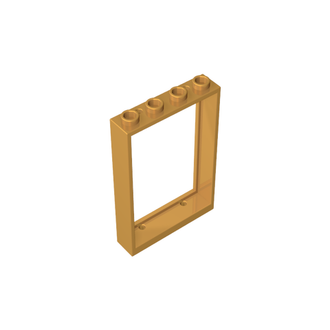 Gobricks,1x4x5 window frame,2493
