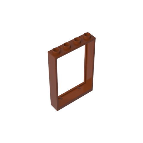 Gobricks,1x4x5 window frame,2493