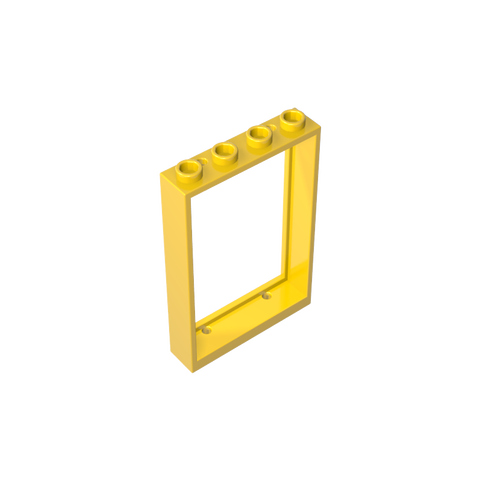 Gobricks,1x4x5 window frame,2493