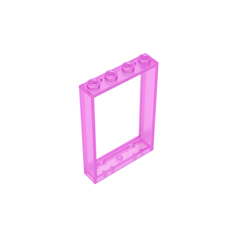 Gobricks,1x4x5 window frame,2493