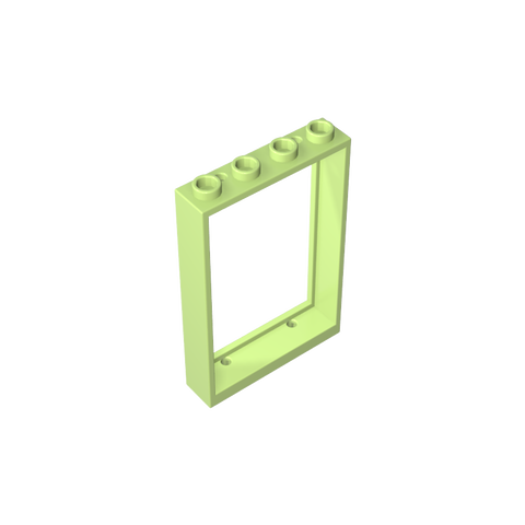 Gobricks,1x4x5 window frame,2493